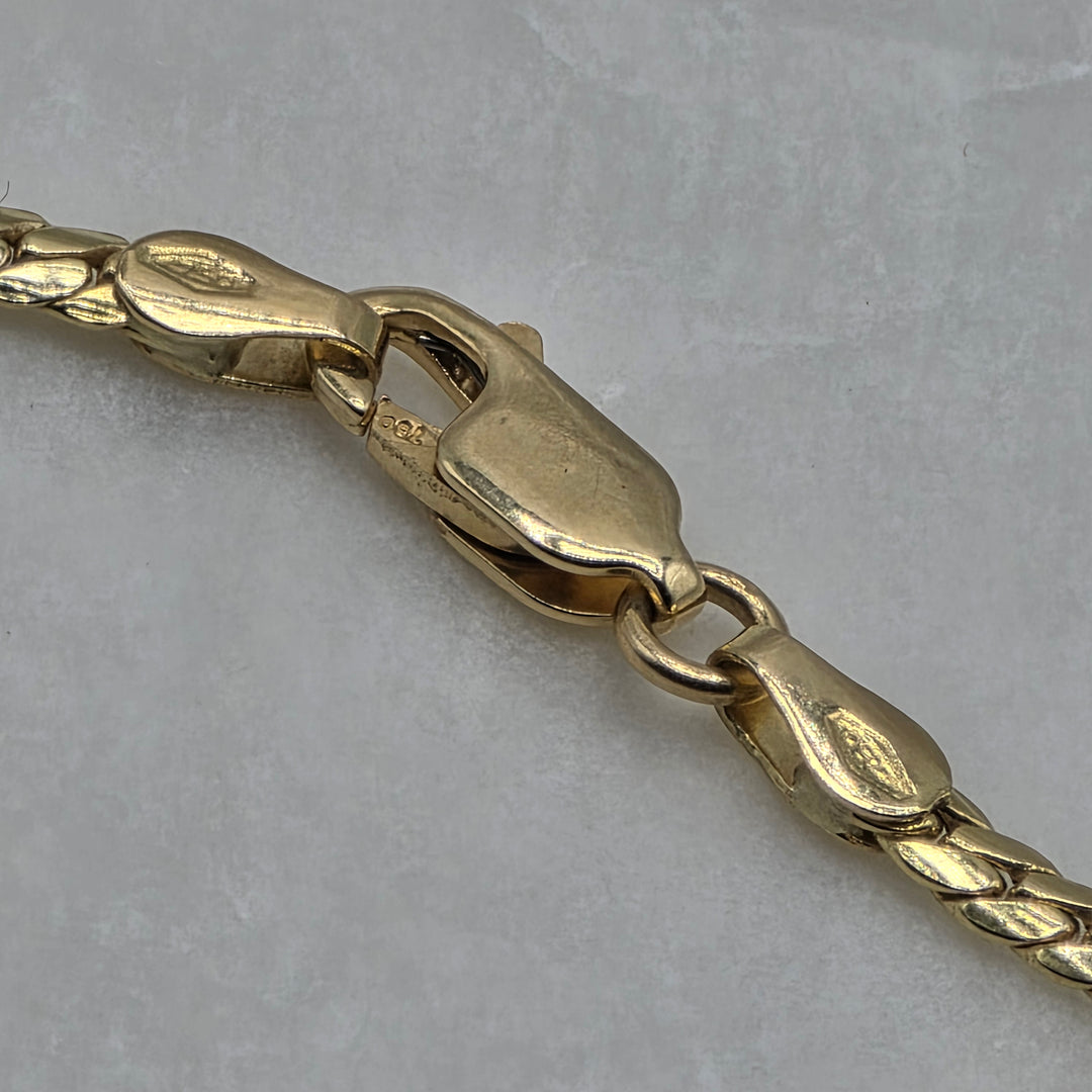 18K Gold, Ruby & Diamond Abstract Station Bracelet