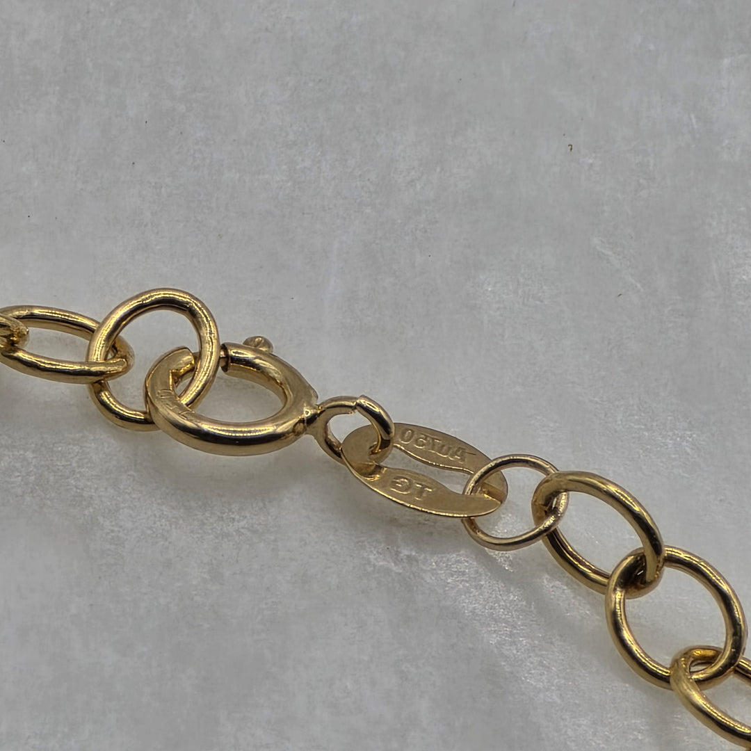 Authentic 18K Gold Louis Vuitton Chain Necklace