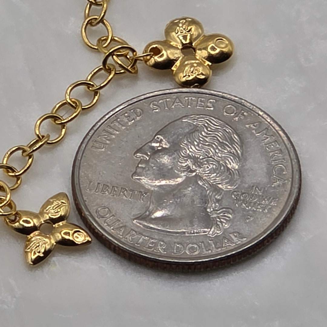 Authentic 18K Gold Louis Vuitton Chain Necklace