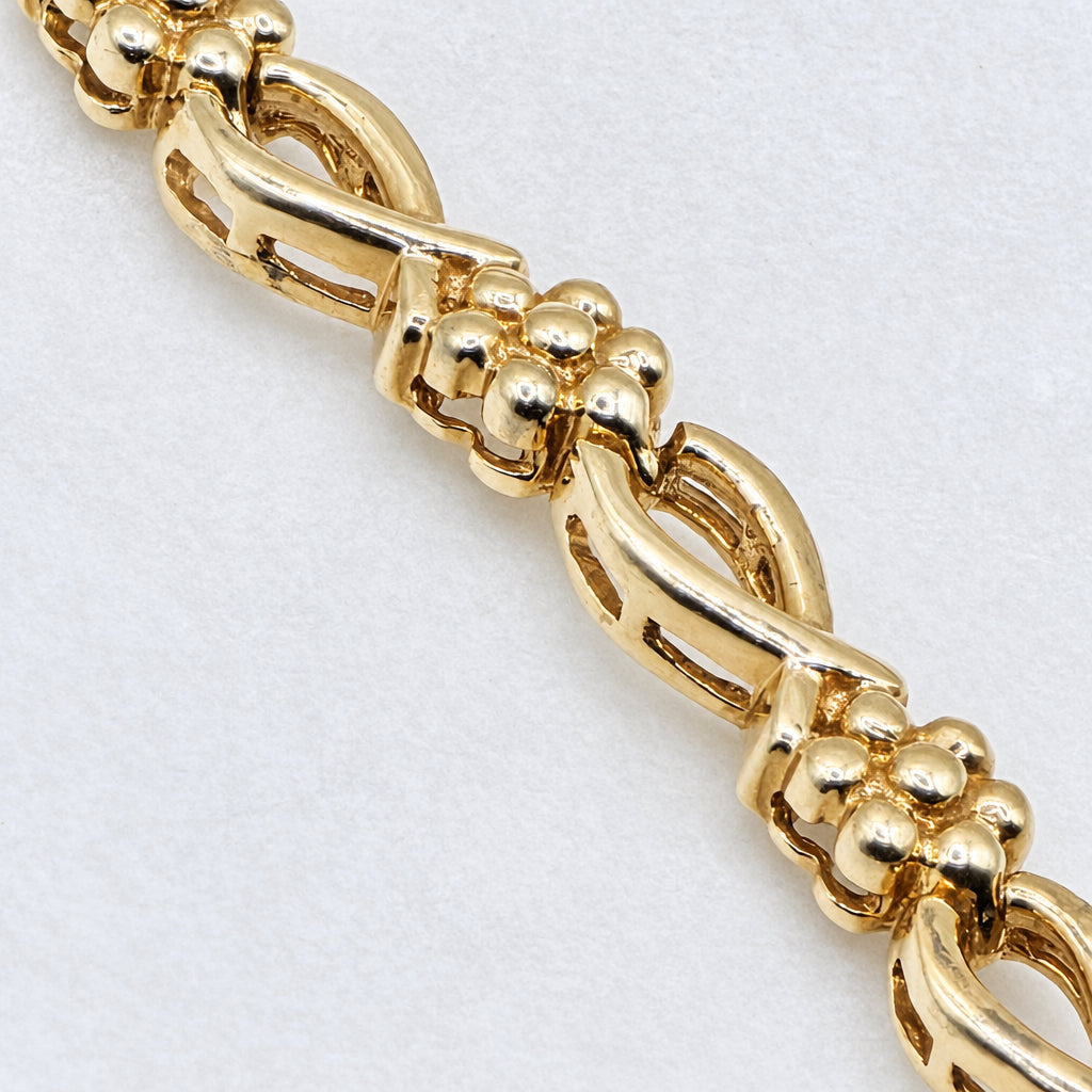 Authentic EFFY 14K Gold, Diamond & Emerald Graduated Necklace