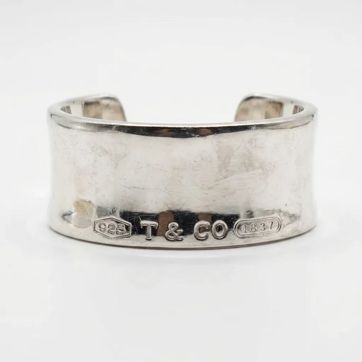 Authentic Tiffany & Co. 1837 Sterling Silver Cuff Bracelet