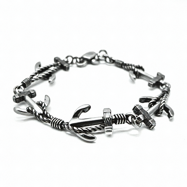 Very Rare James Avery Sterling Silver Anchor Bracelet