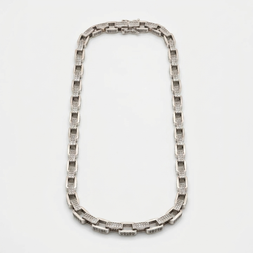 Sterling Silver Traditional Chain Link Bracelet