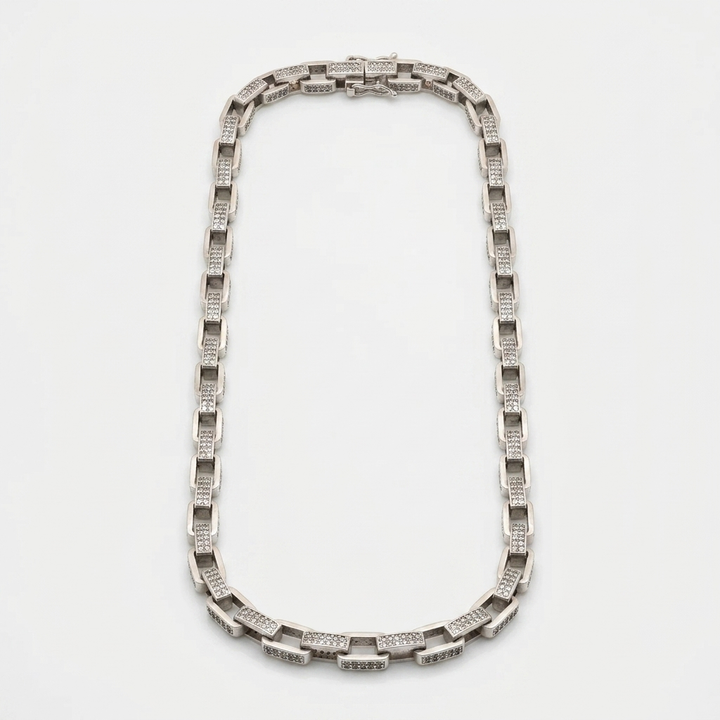 Sterling Silver Traditional Chain Link Bracelet