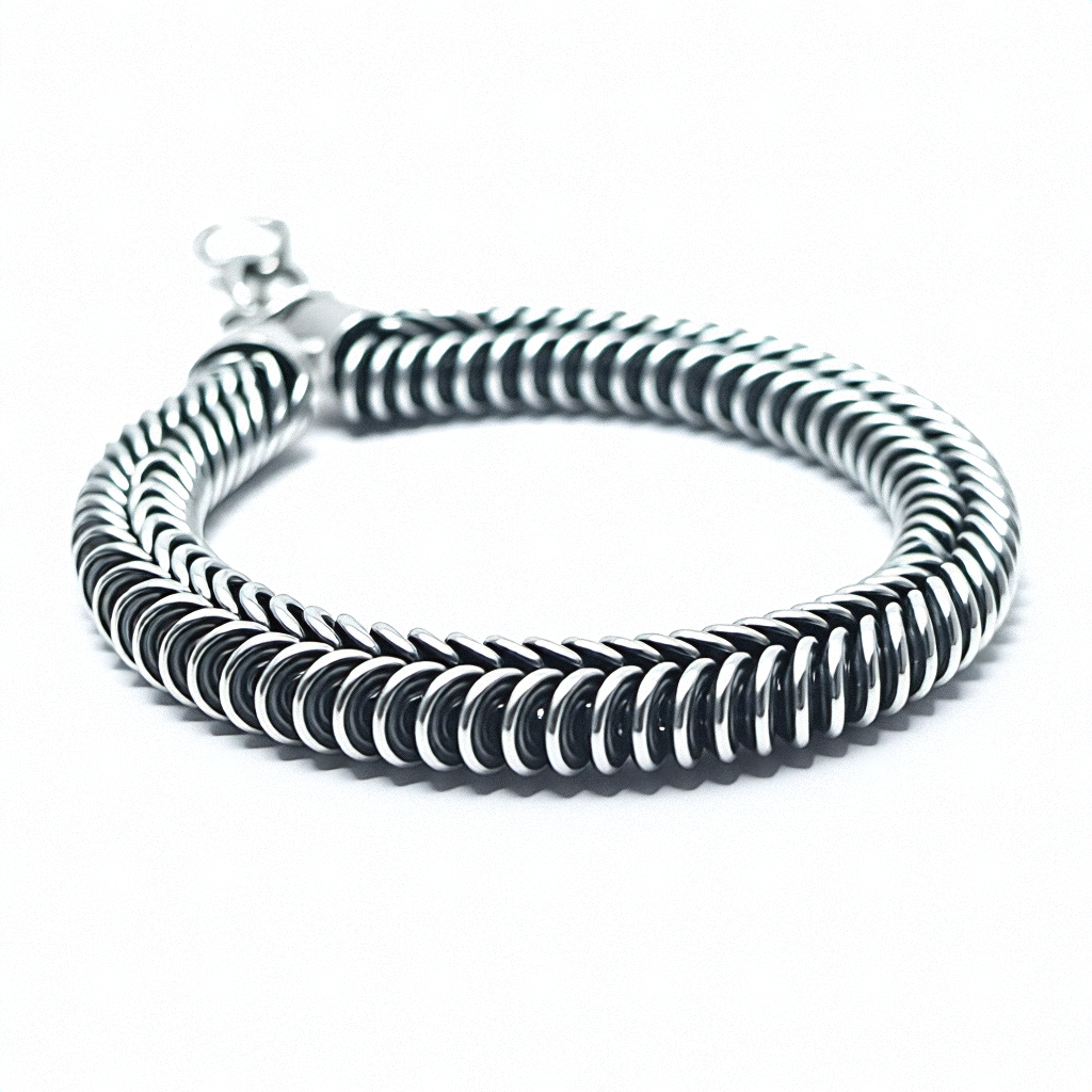 Sterling Silver Scallop Link Bracelet - Estate Jewelry Priced Right